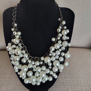 Beaded Pearl Necklace